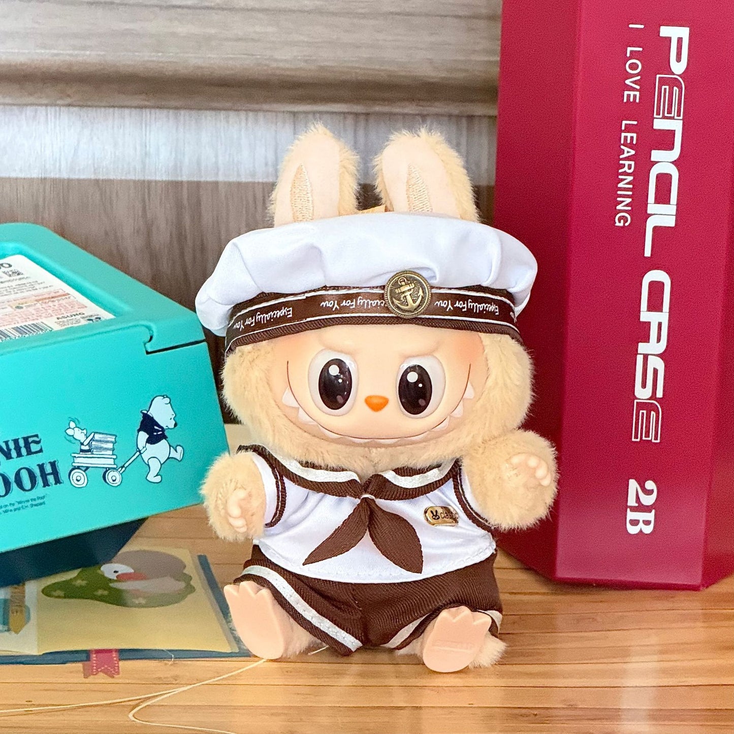 Wholesale labubu baby clothes 17cm blind box pendant one or two generation doll doll suit for baby clothes