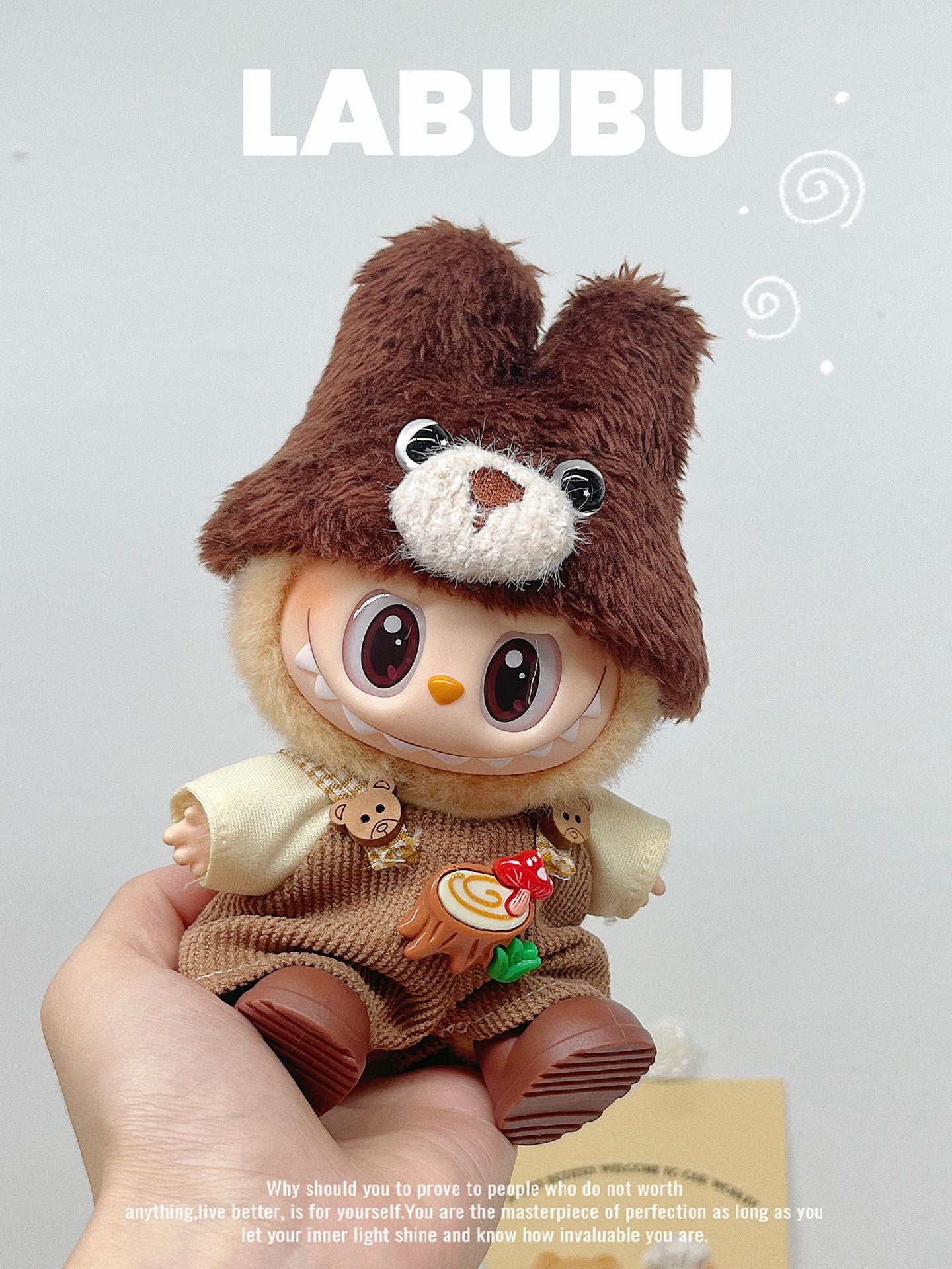 Labubu third generation doll clothes labubu 3.0 doll clothes generation second generation sitting party for blind box clothes 17cm