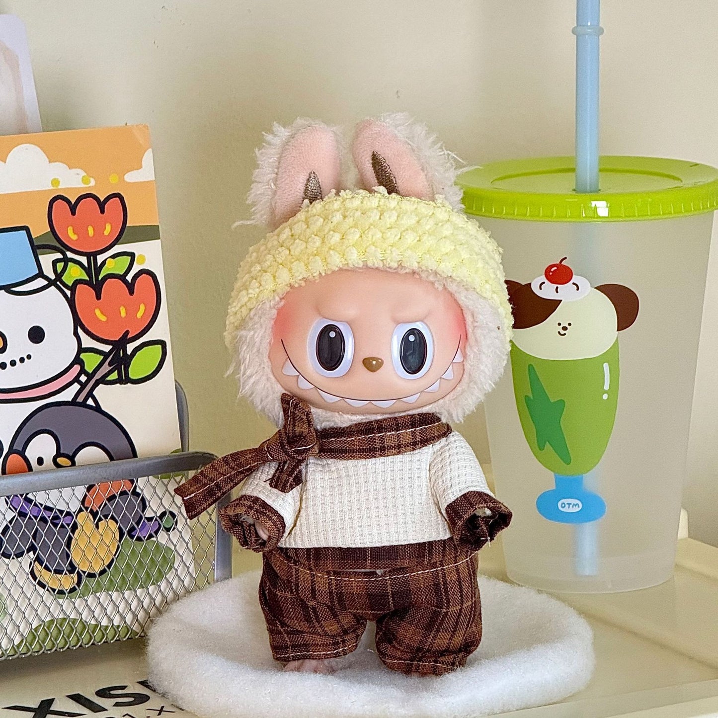 17cm Labubu doll clothes suit 17cm Labubu generation two generation doll pendant clothes wholesale