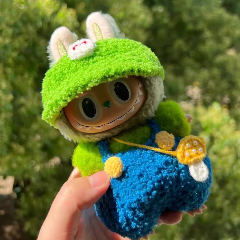 Labubu Doll Clothes - 17cm Vinyl Pendant Outfit