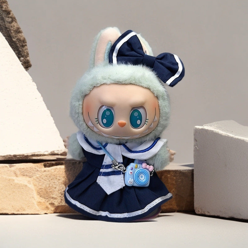 Labubu Doll Outfit Set - Skirt, Hat & Accessories
