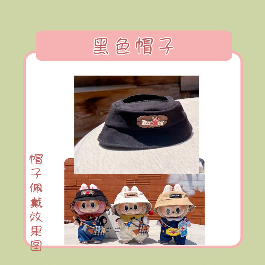 Labubu Doll Clothes for 17cm Vinyl Doll - Cute Outfits
