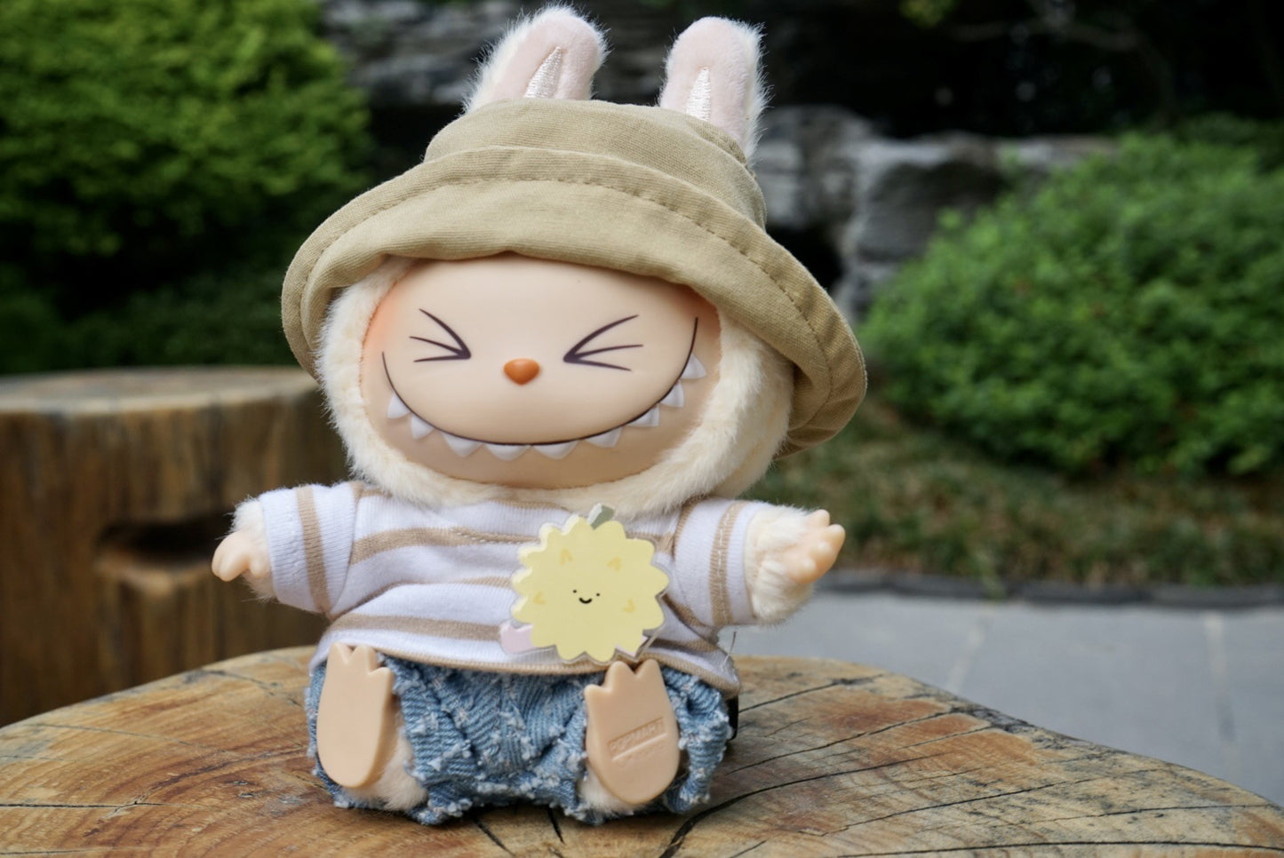 Labubu Doll Outfit - 17cm Baby Clothes Set with Hair Tie