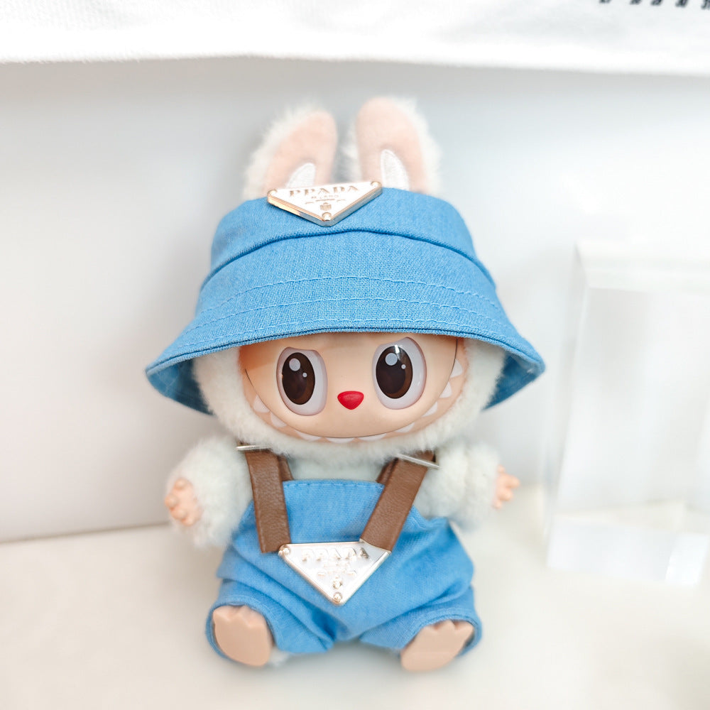 Labubu Doll Outfit Set - Trendy Clothes & Accessories for 17cm Vinyl Pendant