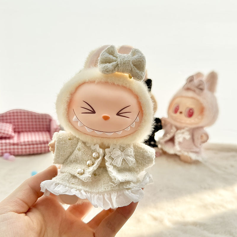 Labubu Doll Clothes Set - Classic Skirt Outfit for 1st & 2nd Gen Labubu