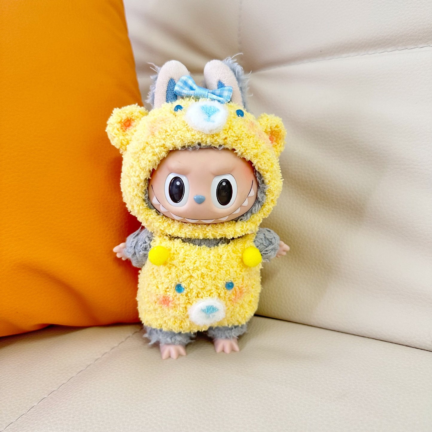 labubu17cm Doll Blind Box Macaron Labu Handmade Star Dalla Bubble Mart Doll Clothes in stock