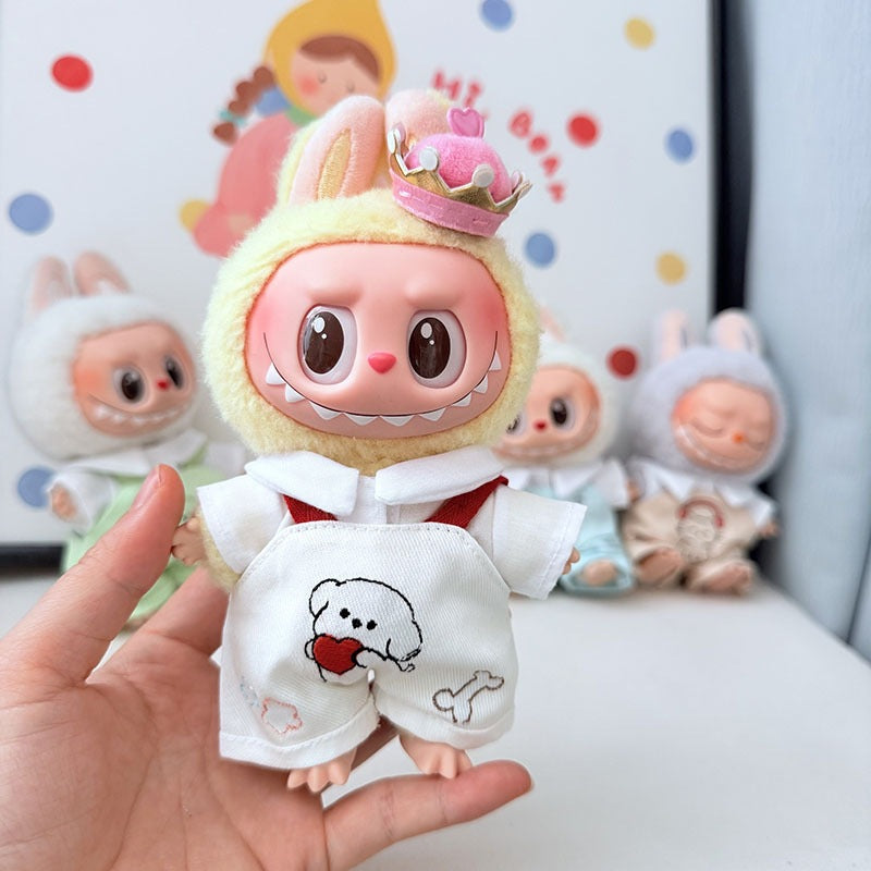 Labubu Doll Outfit Set - 15-17cm Cute Clothes & Accessories