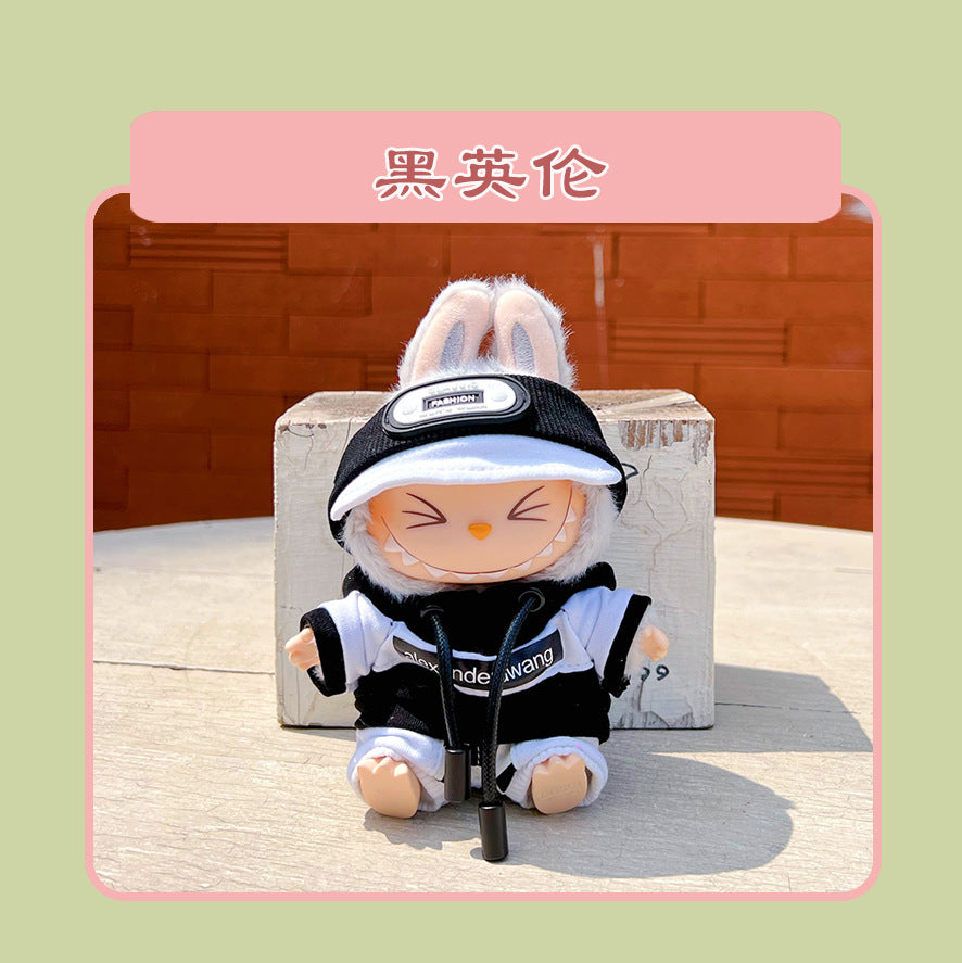 Labubu 15cm Sitting Doll Clothes - Macaron 2nd Gen Outfits