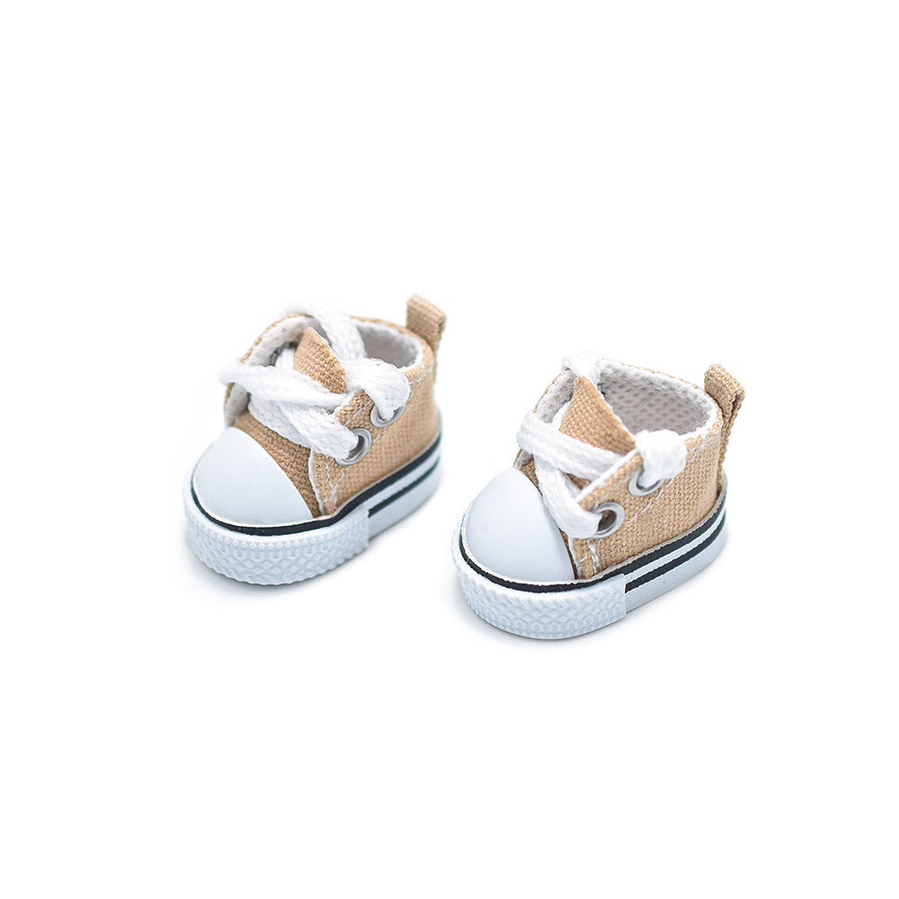 Labubu Canvas Shoes 17cm Labubu Pendant Shoes 10cm Cotton Doll Belle Pendant Baby Clothes