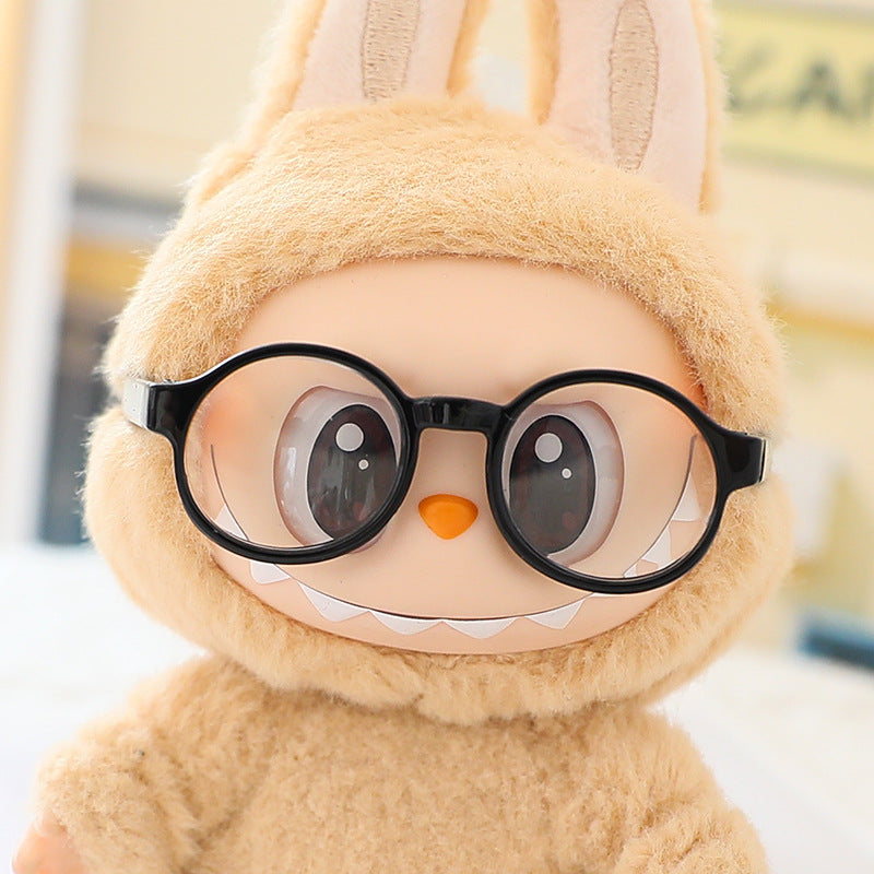 17cm labubu doll coat generation 2 labubu sitting party for leather jacket coat skirt hat shoes
