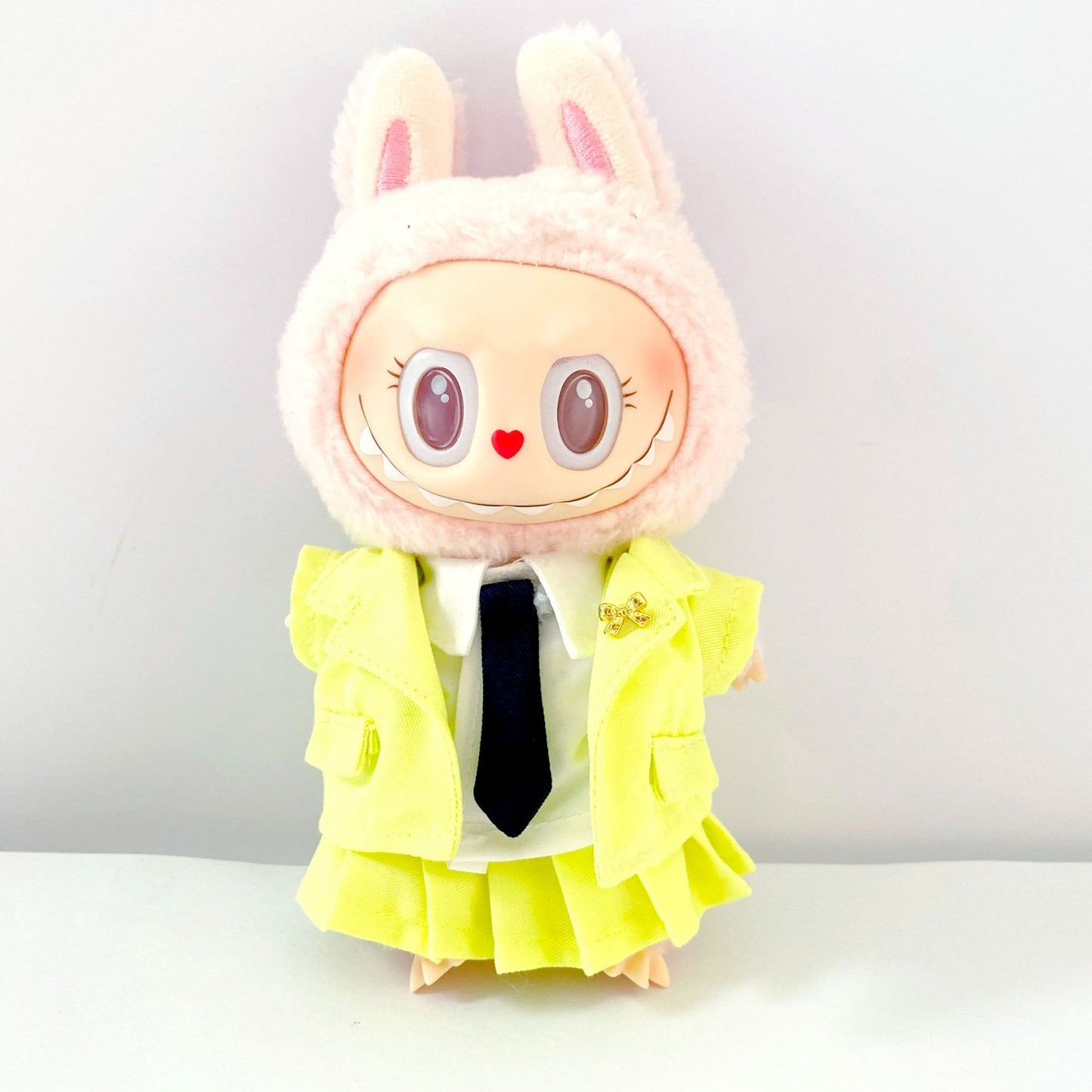 Labubu Doll Couple Outfit Set - Office Workwear Style for 17cm Labubu