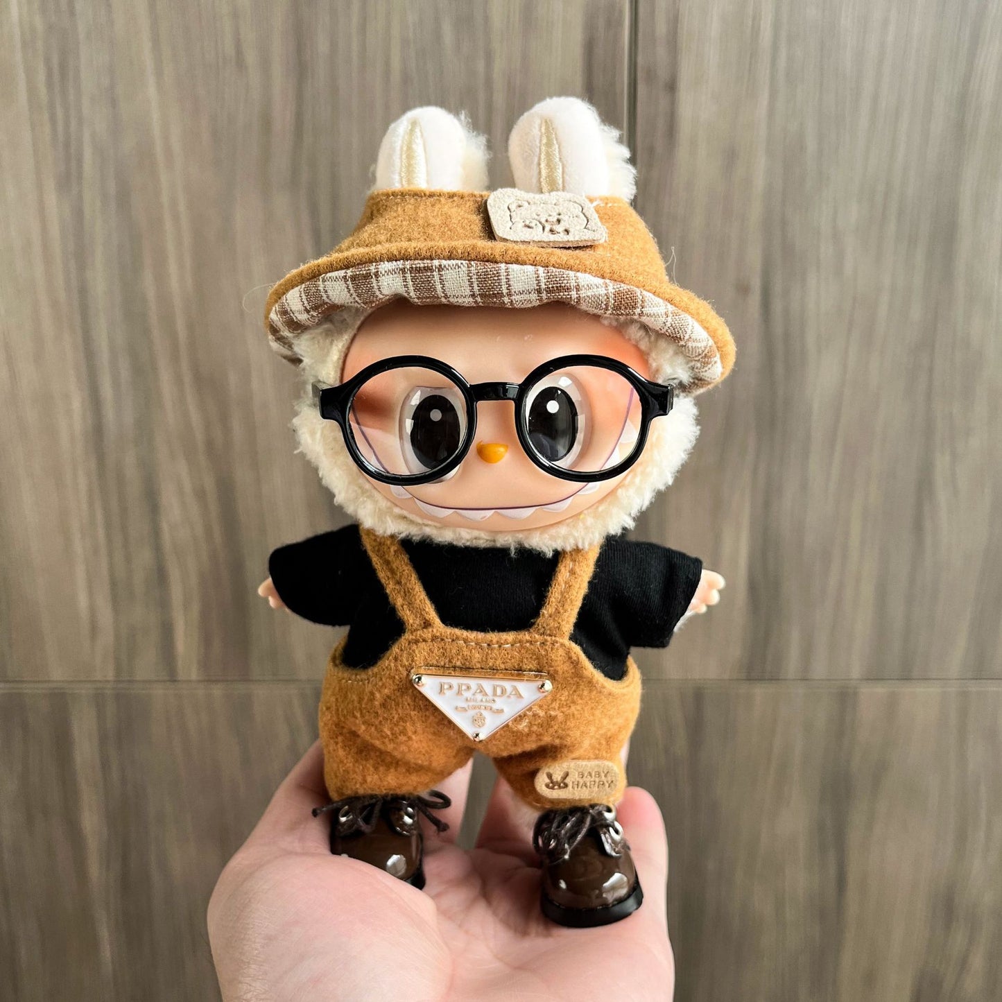 A generation of 17cm cloth baby clothes one or two generations of labubu blind box pendant clothes with replacement suit