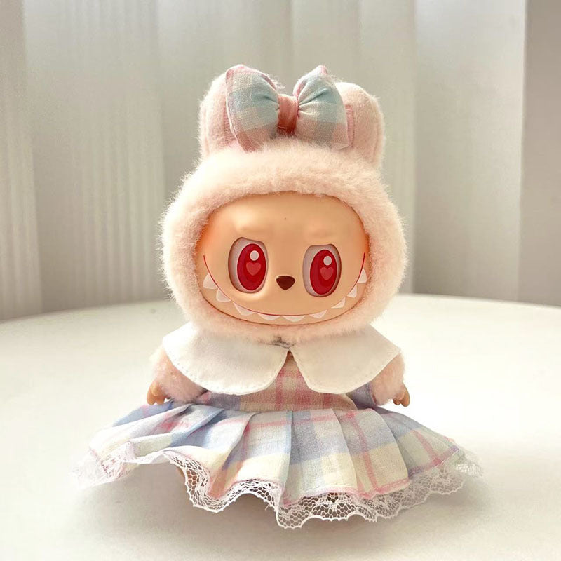 Labubu Doll Outfit Set - 15-17cm Cute Clothes & Accessories