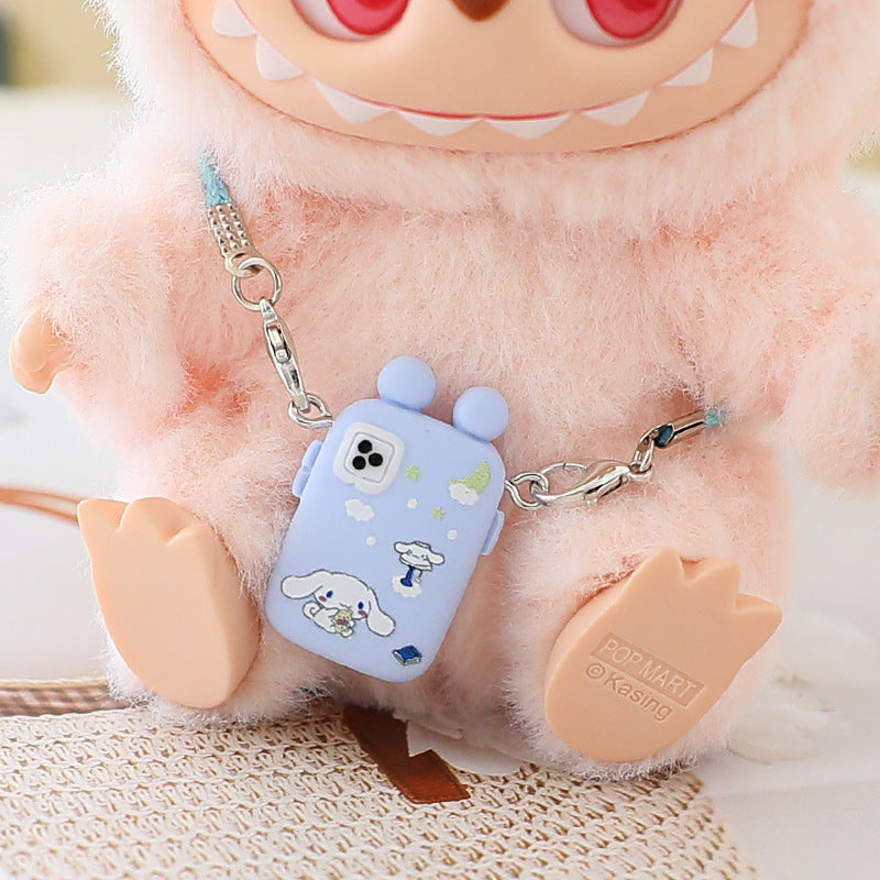 Labubu Doll Powder Skirt Sitting Party Labubu One or Two Generation Vinyl Blind Box Replacement Clothes Suspender Pants Hat Shoes