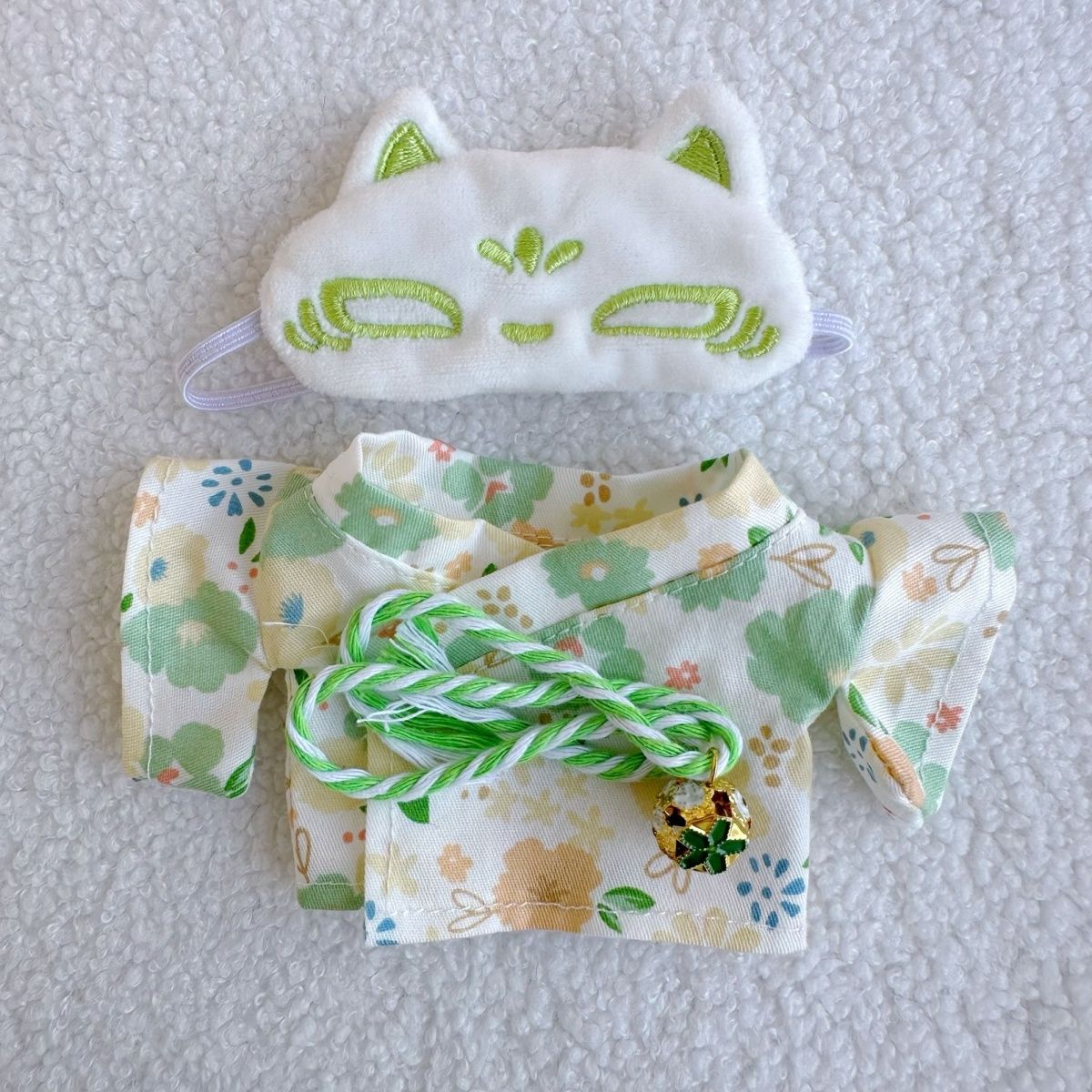 Labubu Doll Kimono Outfit for 17cm Vinyl Doll - Cute Style
