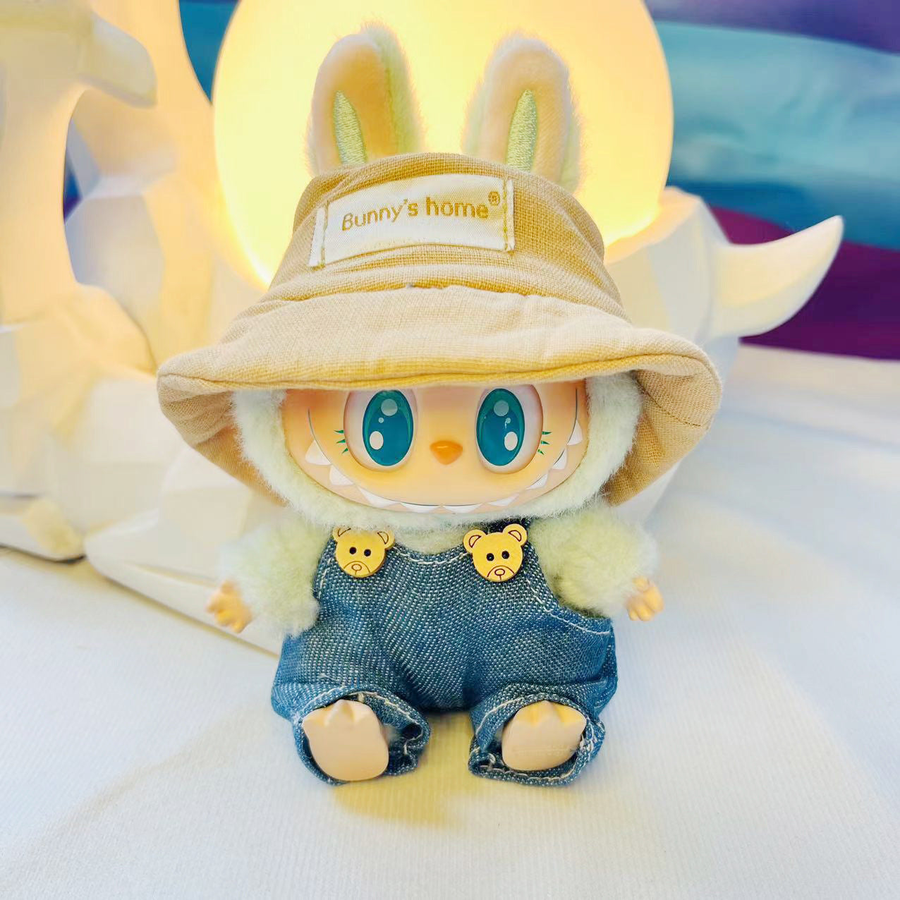 New Cameraman Labubu Pendant Baby Clothes Accessories suit Labubu Doll Keychain for Summer Baby Clothes