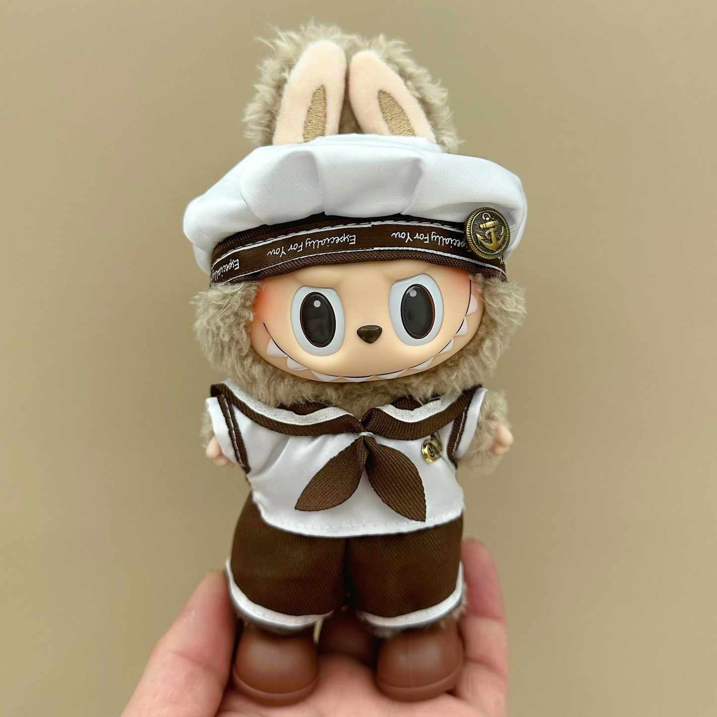 labubu doll clothes 17cm pull cloth clothes blind box doll skirt suit cute dress toy cross-border wholesale