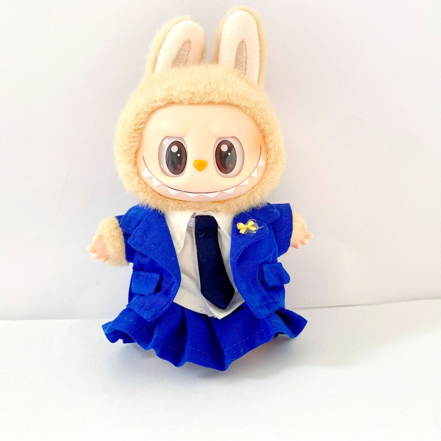 Labubu Doll Couple Outfit Set - Office Workwear Style for 17cm Labubu
