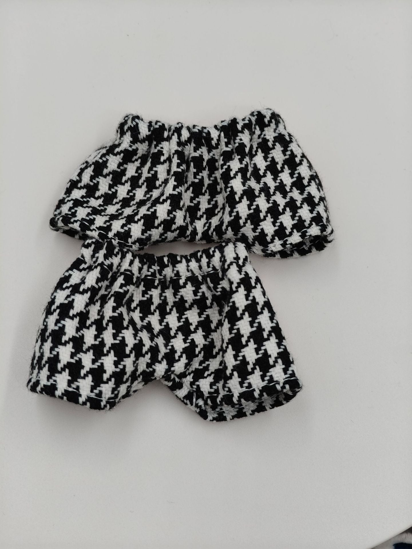 Labubu Doll Leather Outfit Set - 15cm Vinyl Doll Clothes