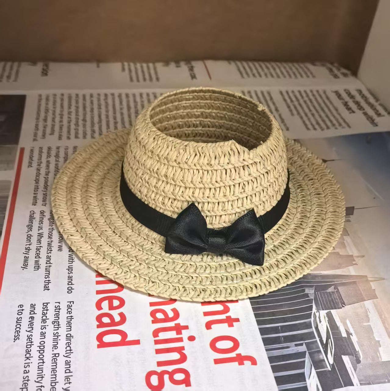 First and Second Generation Labubu Sitting Party 17cm Vinyl Macaron Labubu Summer Empty Top Straw Hat