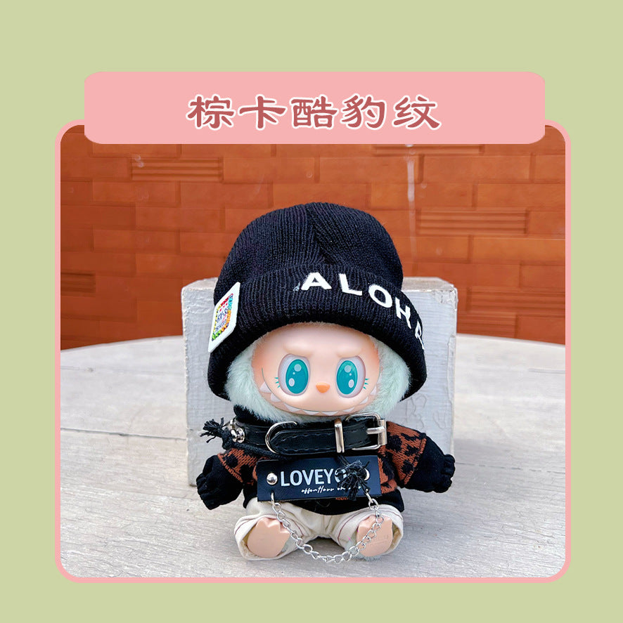 Labubu 15cm Sitting Doll Clothes - Macaron 2nd Gen Outfits