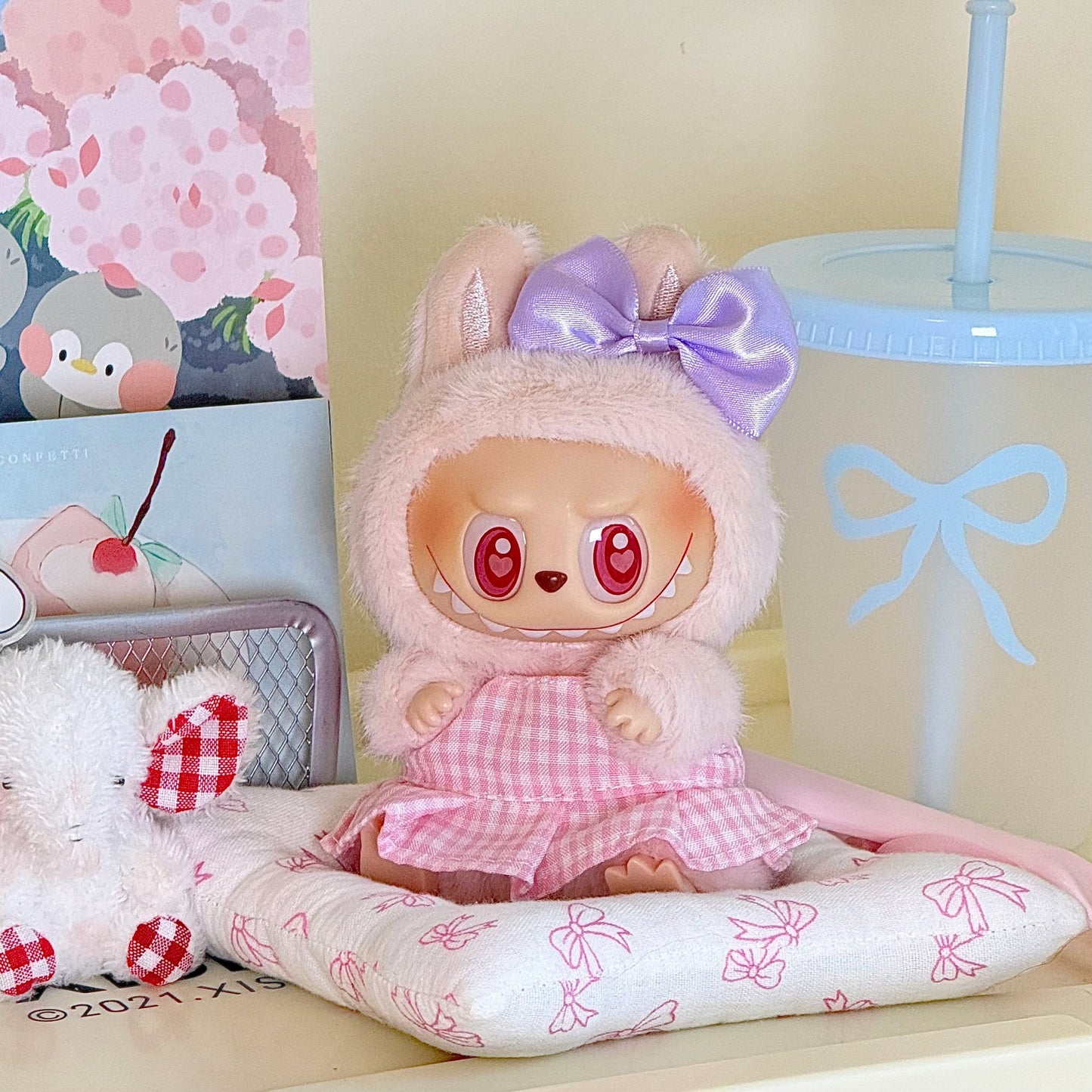 17cm Labubu doll clothes suit 17cm Labubu generation two generation doll pendant clothes wholesale
