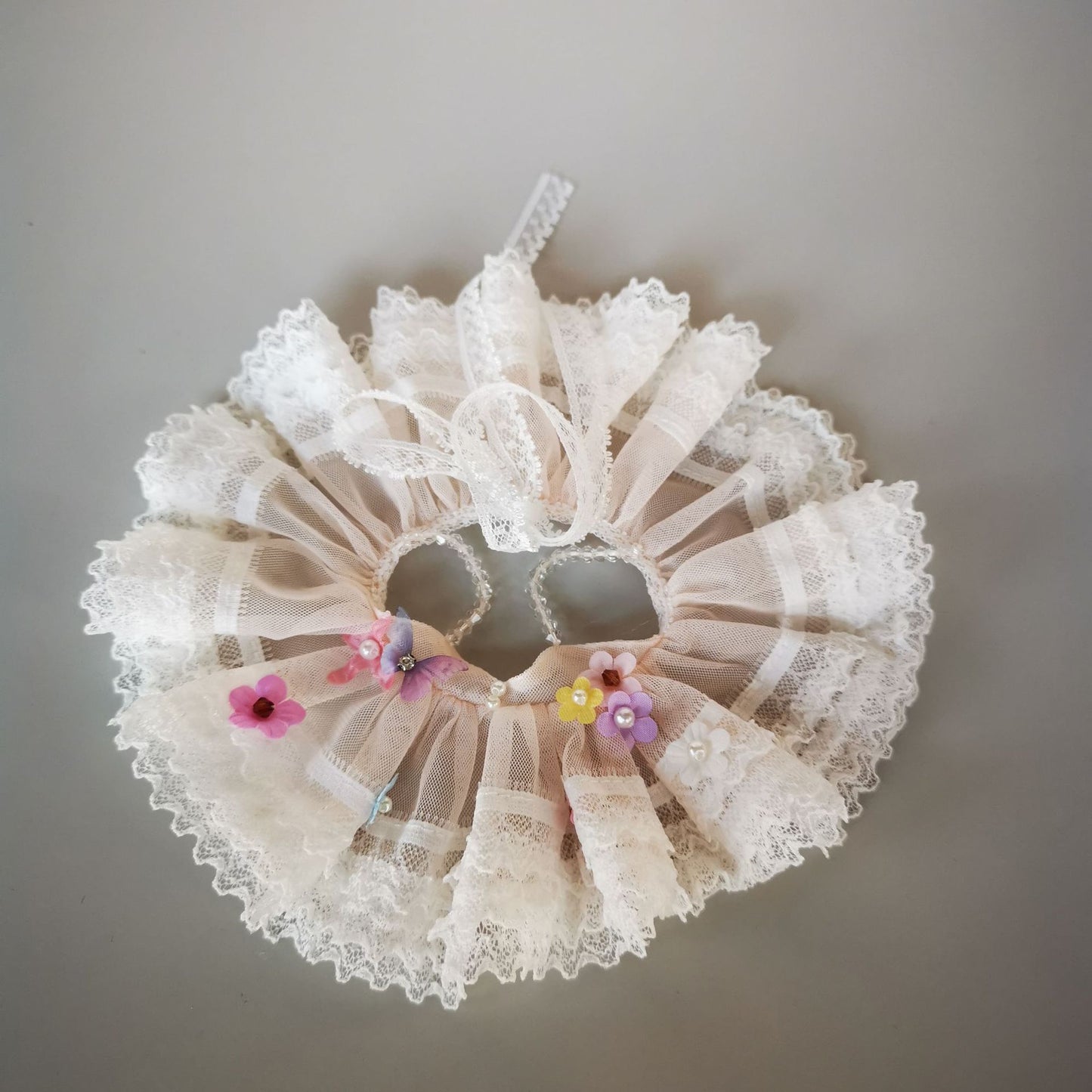 Labubu Doll Flower Fairy Skirt & Hairpin Outfit for 17cm Doll