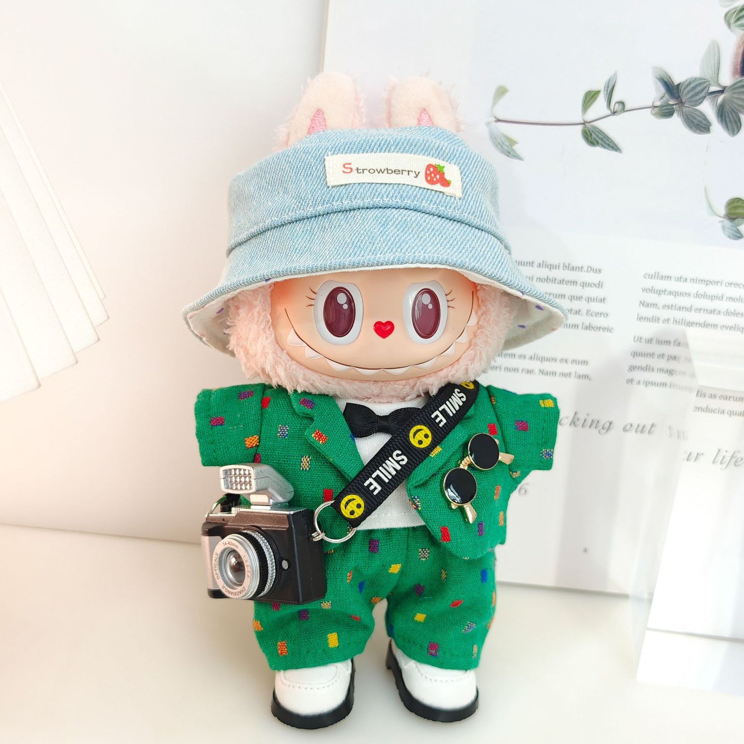 Labubu Doll Outfit Set - Velvet Skirts, Suits & Accessories for 2nd & 3rd Gen Pendant Dolls