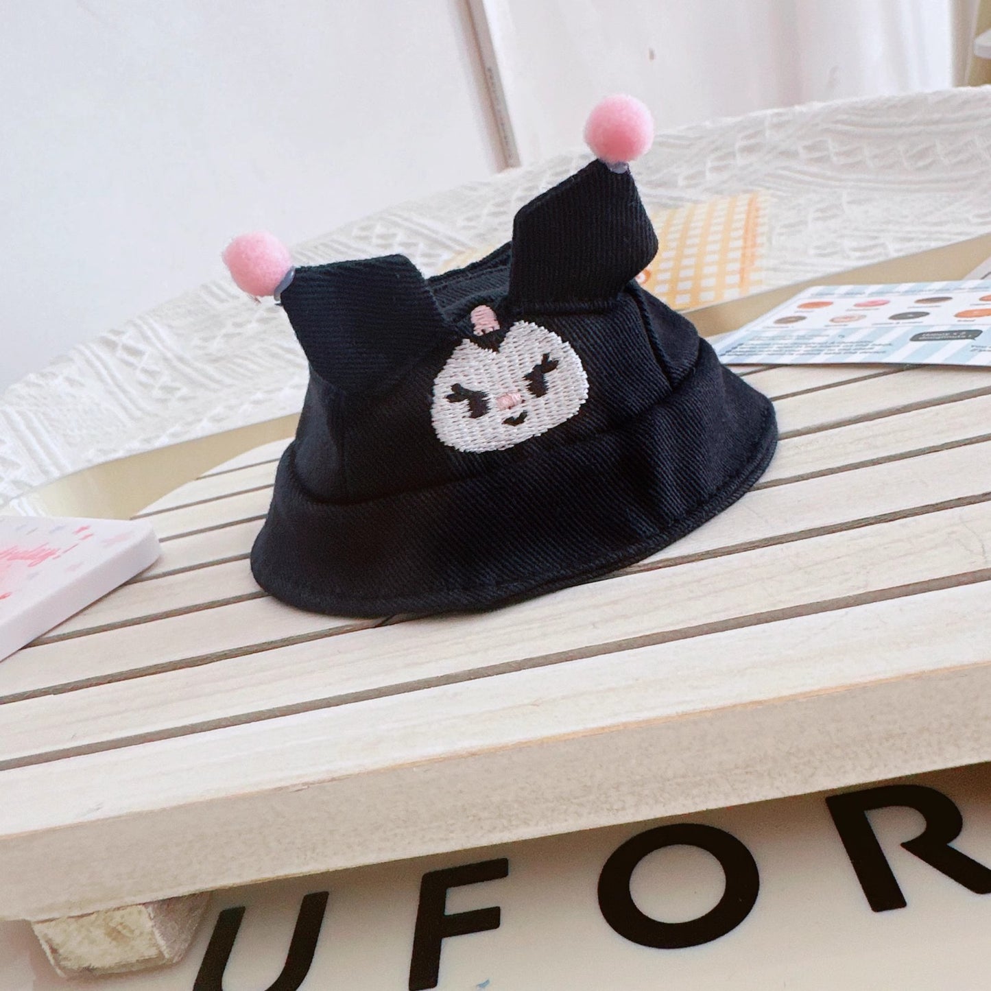 Labubu Doll Hats - 17cm & 10cm Cute Bear & Pig Fisherman Hats