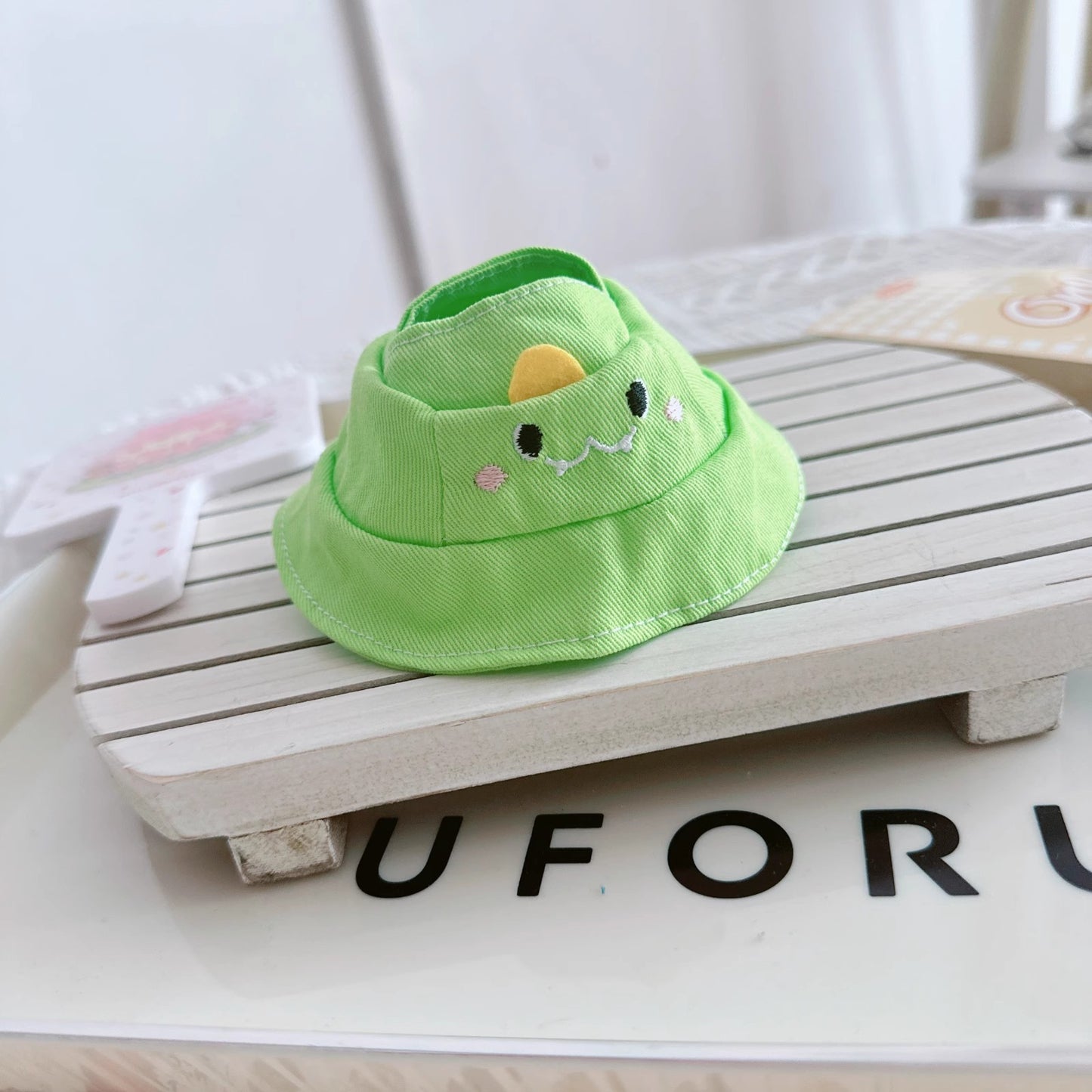 Labubu Doll Hats - 17cm & 10cm Cute Bear & Pig Fisherman Hats