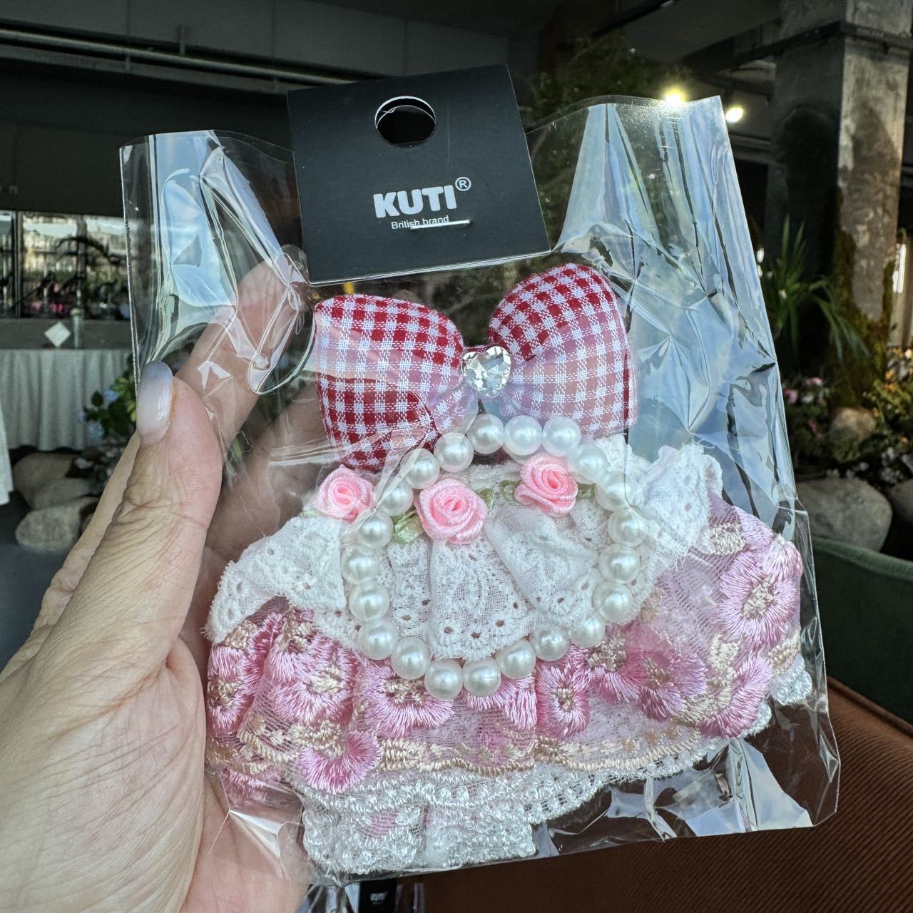 Labubu Doll Butterfly Dress Outfit for 17cm Pendant Doll
