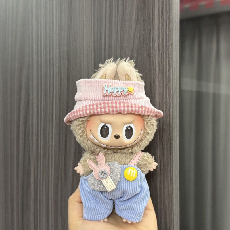 Labubu Sitting Party Doll Clothes Generation II Blind Box Labubu Doll Clothes Ragcloth Clothes Plush Vinyl Face