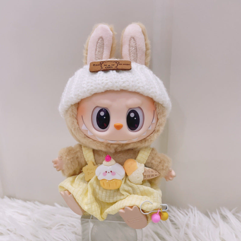 Labubu Doll Summer Ice Cream Overalls Outfit