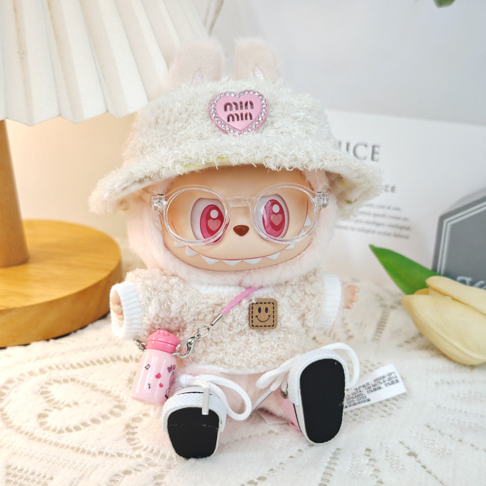 Labubu Doll Outfit Set - Cute Baby Clothes & Accessories for Vinyl Dolls