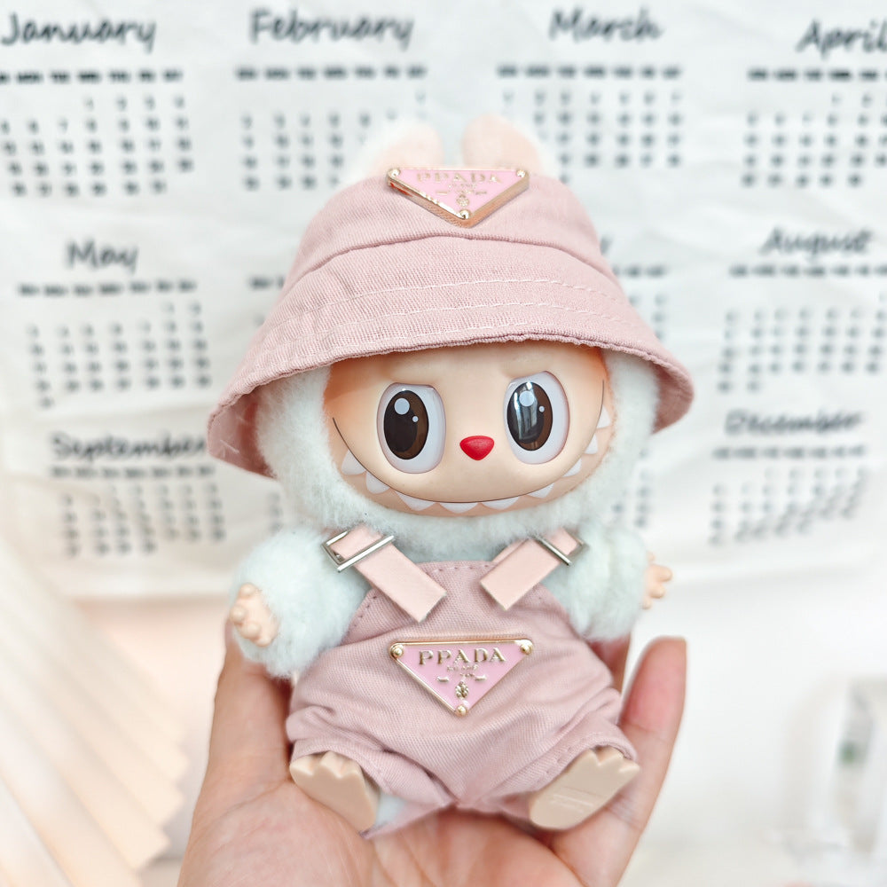 Labubu Doll Outfit Set - Trendy Clothes & Accessories for 17cm Vinyl Pendant