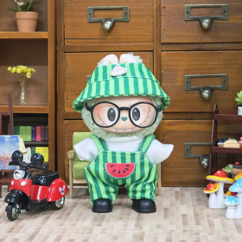 Wholesale Labubu Doll Clothes 17cm Accessories First, Second, Third Generation Vinyl Plush Doll Outfit Set
