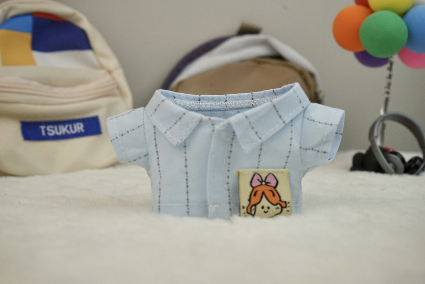 Labubu Doll Sweet Girl JK Skirt Outfit for 17cm Vinyl Doll