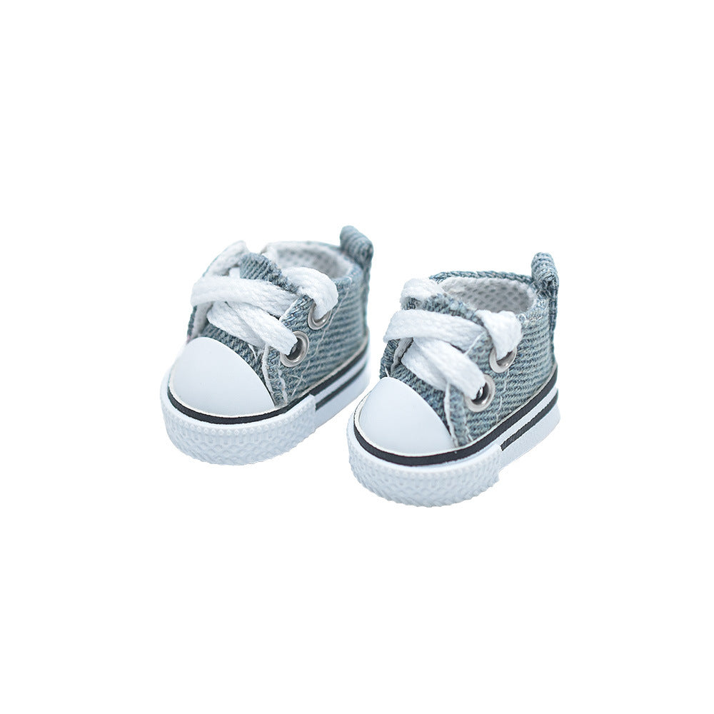 Labubu Canvas Shoes 17cm Labubu Pendant Shoes 10cm Cotton Doll Belle Pendant Baby Clothes