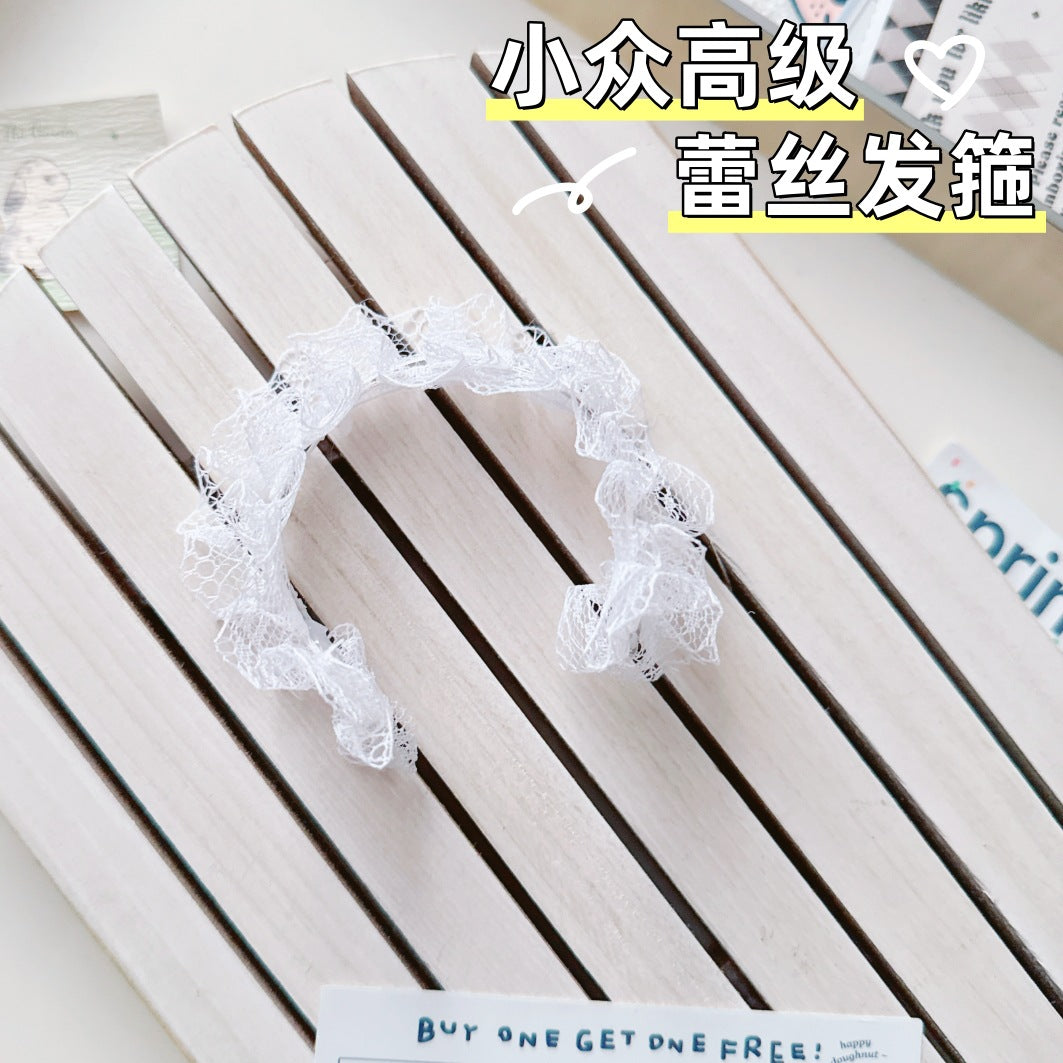 Labubu Doll Outfit - 10cm First Love White Dress & Lace Hat Set