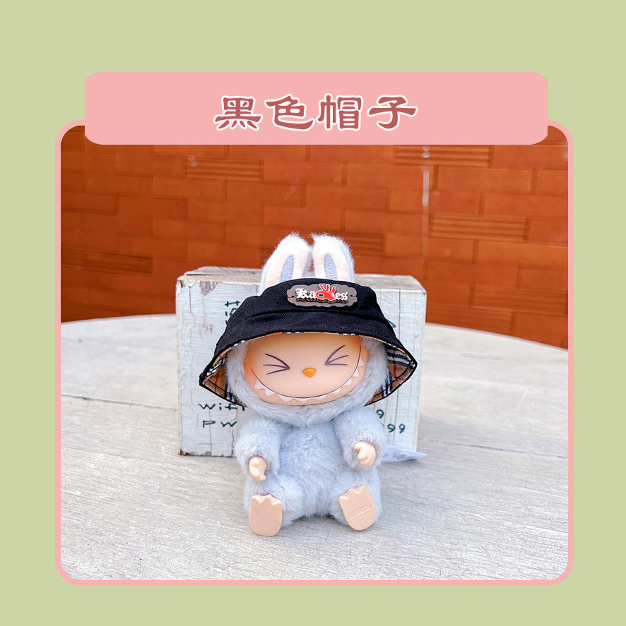 Labubu 15cm Sitting Doll Clothes - Macaron 2nd Gen Outfits