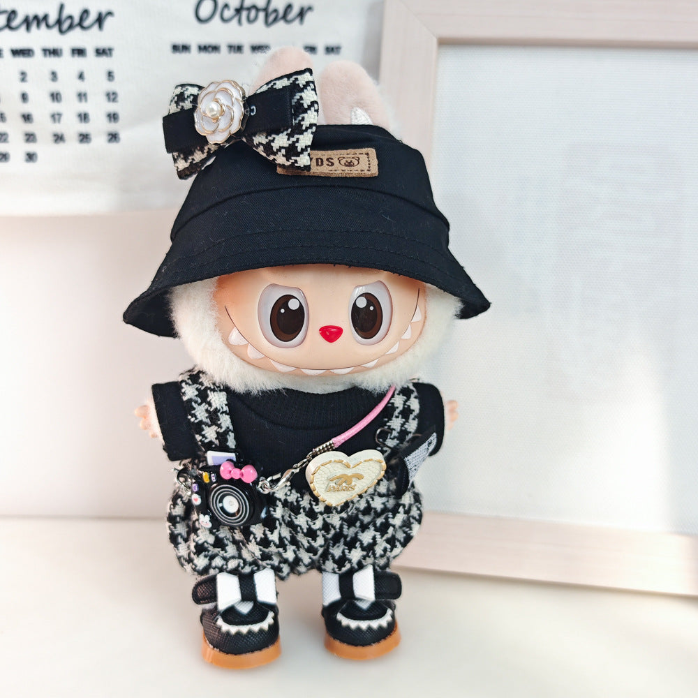 Labubu Doll Denim Vest & Outfit Sets for 1st-3rd Gen Pendants