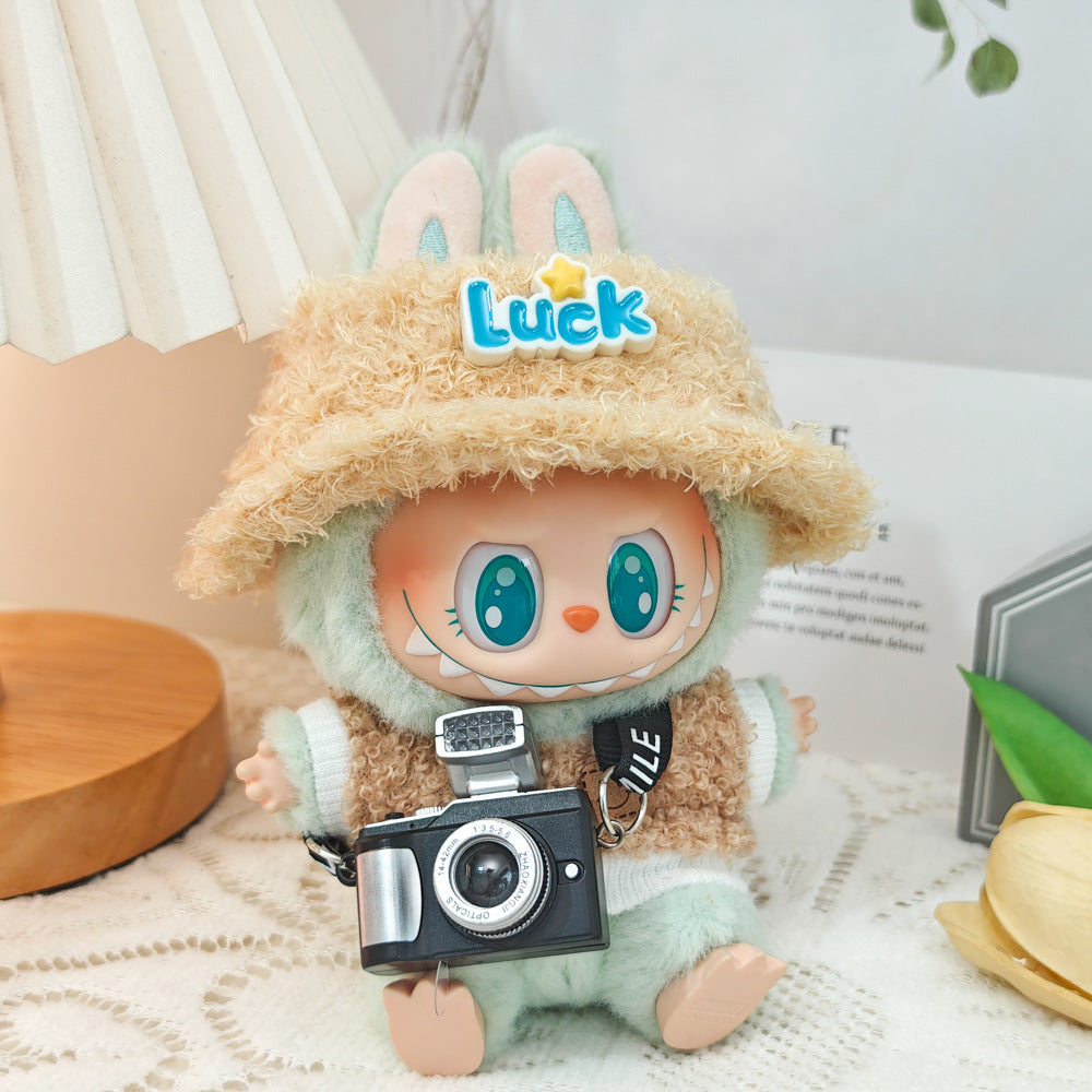 Labubu Doll Outfit Set - Cute Baby Clothes & Accessories for Vinyl Dolls