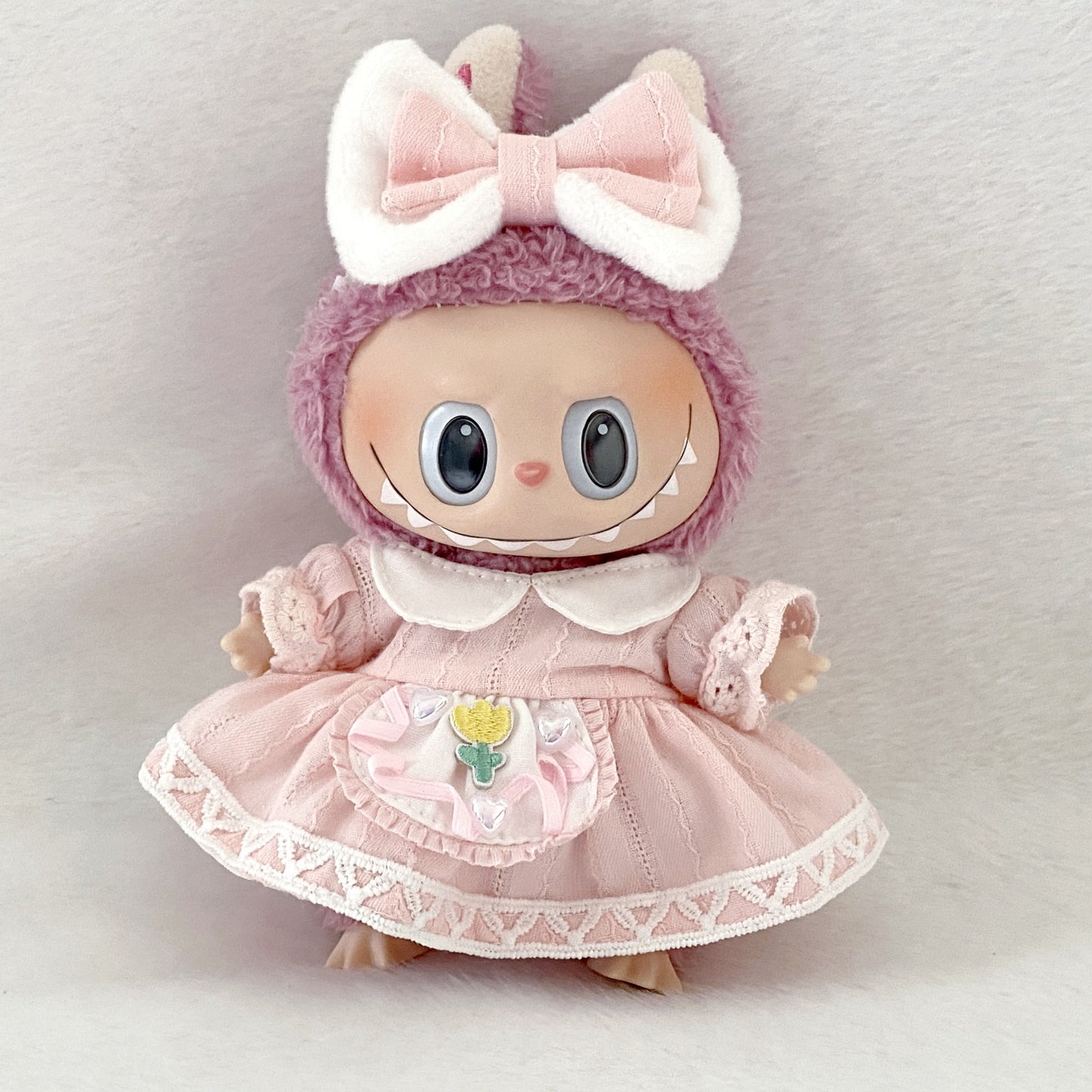 Labubu 17cm Vintage Lace Princess Dress for Dolls