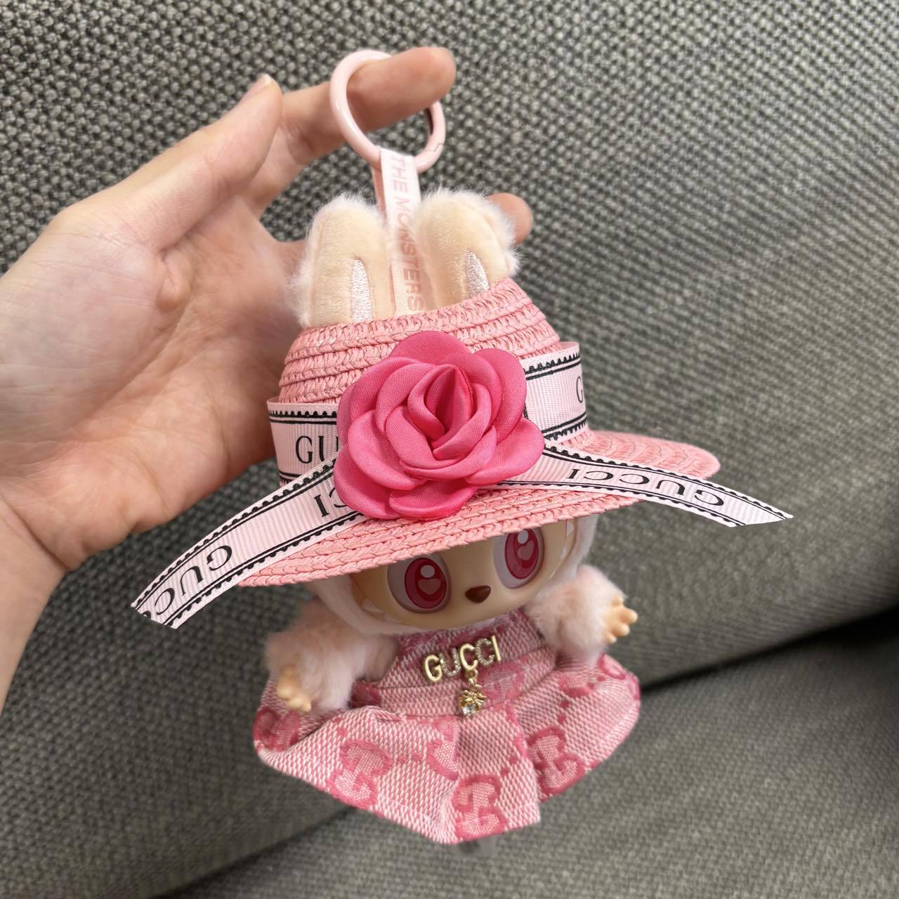Labubu Doll Macaron Style Outfit for 17cm Vinyl Doll - Baby Clothes Set