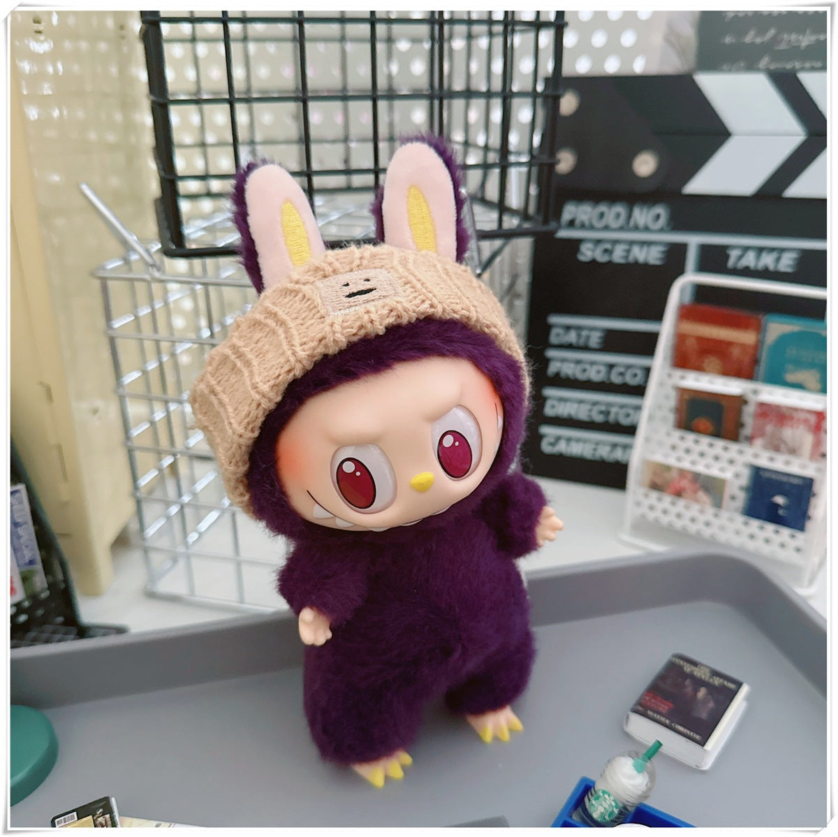Labubu Doll Outfit - Cute Strappy Pants & Overalls for 10cm & 17cm Dolls