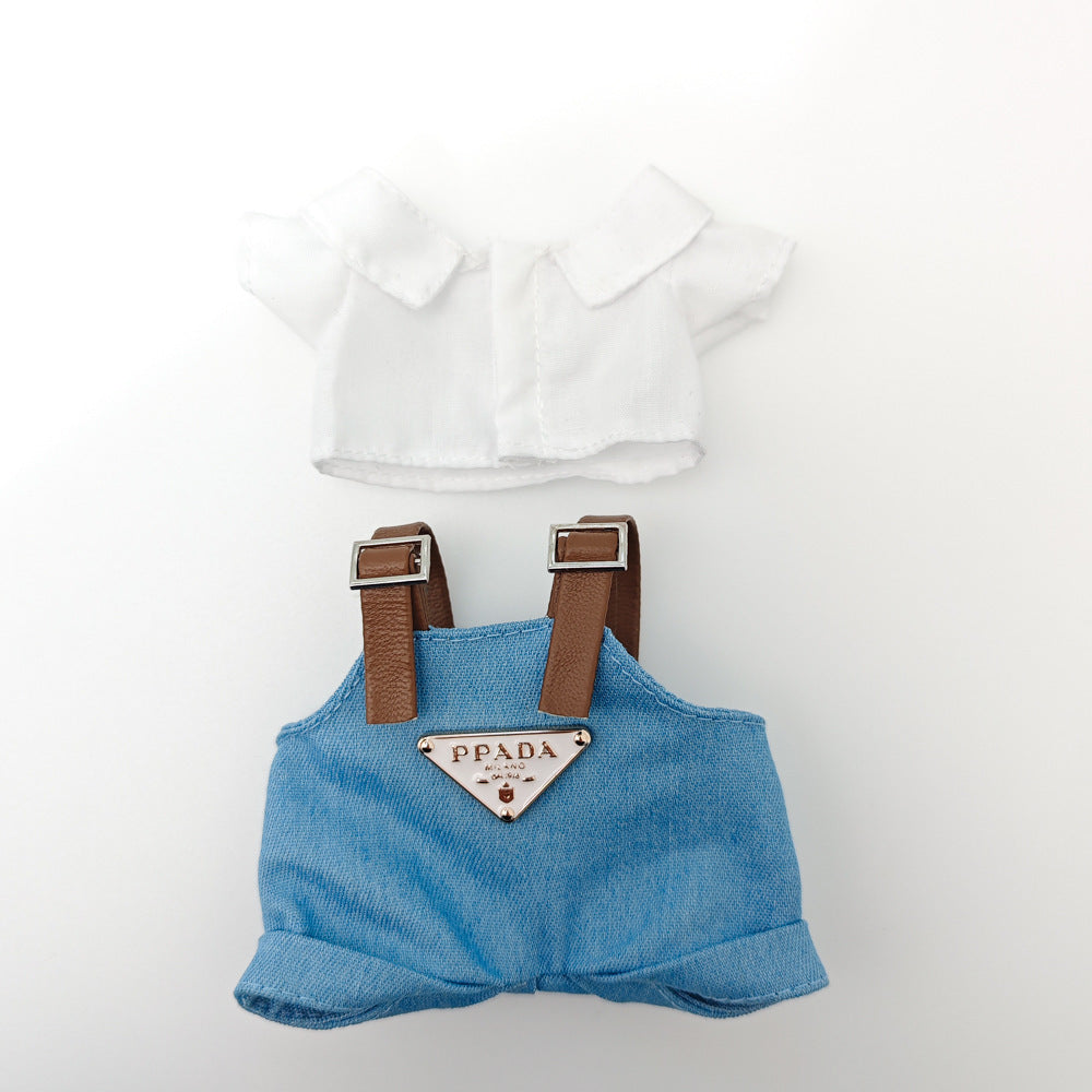 Labubu Doll Outfit Set - Trendy Clothes & Accessories for 17cm Vinyl Pendant