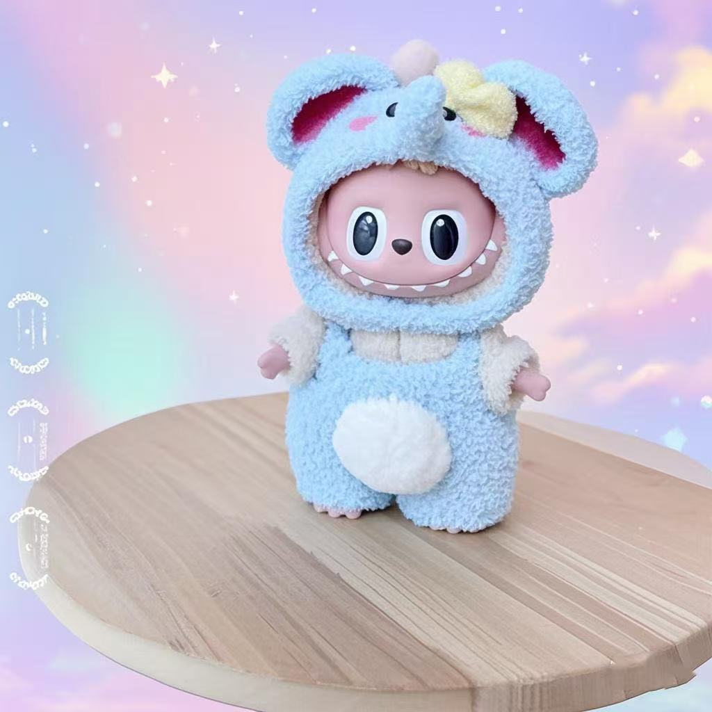 Labubu Doll Clothes 17cm Hand-Crocheted Outfits for 1st & 3rd Gen