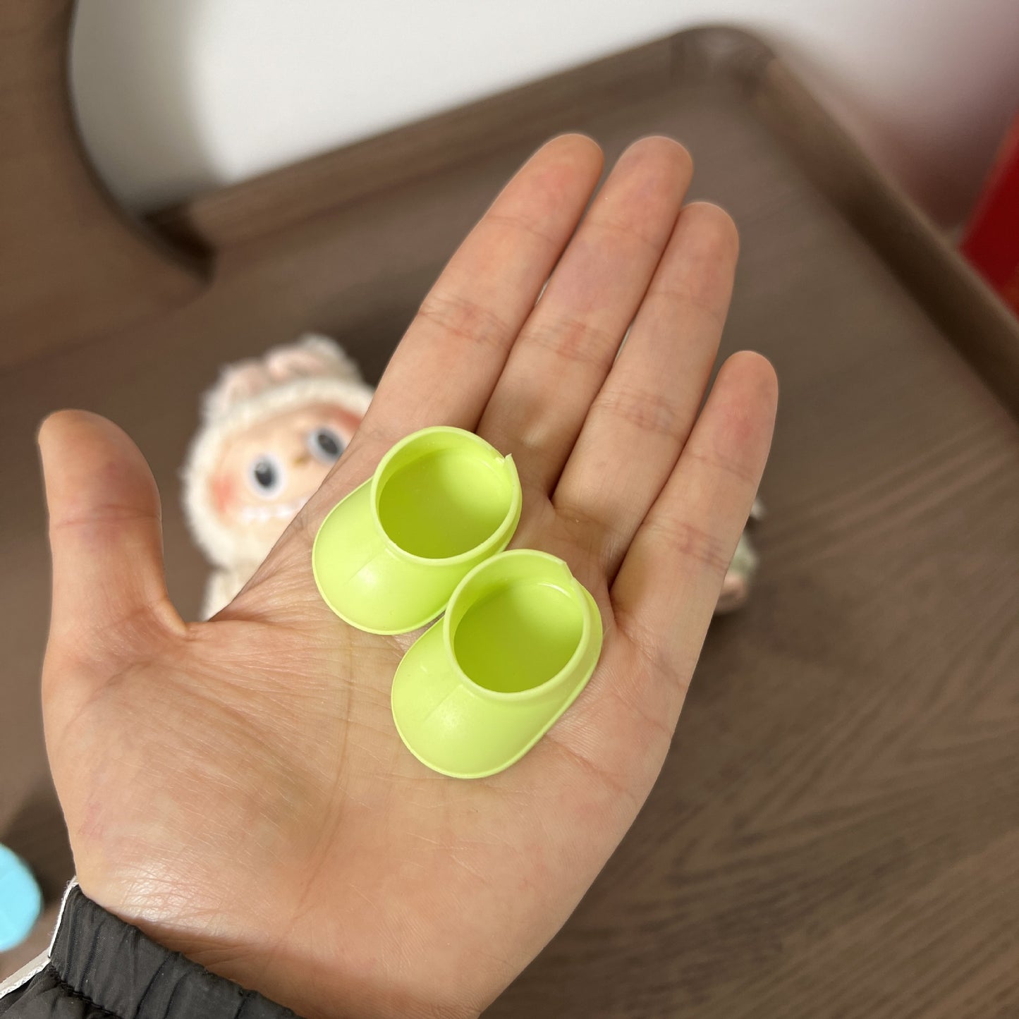 17cm Blind Box Rab Cloth Pendant Doll Hats Shoes Accessories Labubu Clothes Accessories Doll Toy Shoes
