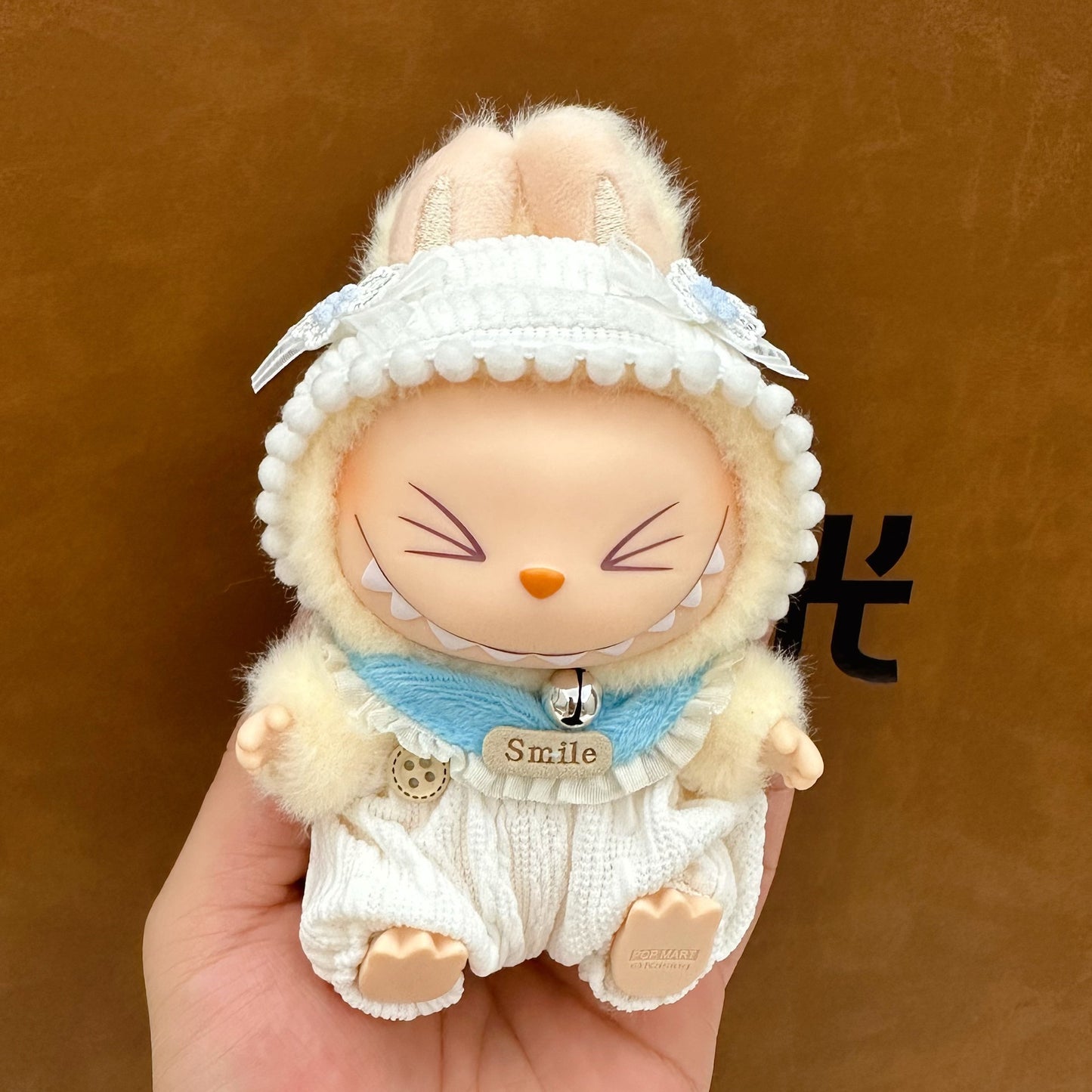 labubu doll clothes 17cm pull cloth clothes blind box doll skirt suit cute dress toy cross-border wholesale