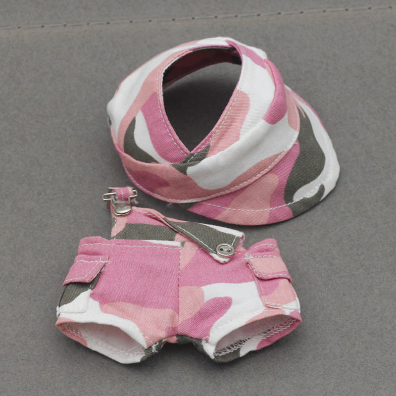 Labubu Doll Outfit - 17CM Baseball Cap & Pants Set in Multiple Colors
